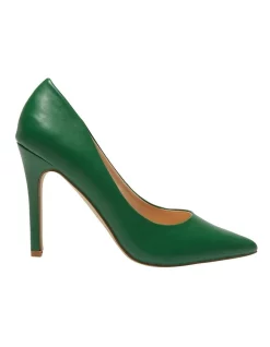 Deals 🎁 Ravella Harbour Heeled 🎁 Shoes In Green Smooth ✨