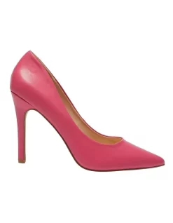 Best deal ⭐ Ravella Harbour Heeled 💯 Shoes In Pink Smooth ✨