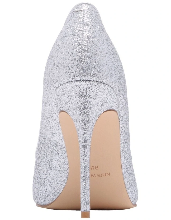 Cheapest π₯° Nine West Prizz Pump In Silver βοΈ - Image 4