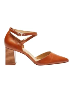 Wholesale ✨ Jane Debster Gwyneth Cognac Glove Heeled 👏 Shoes ✔️