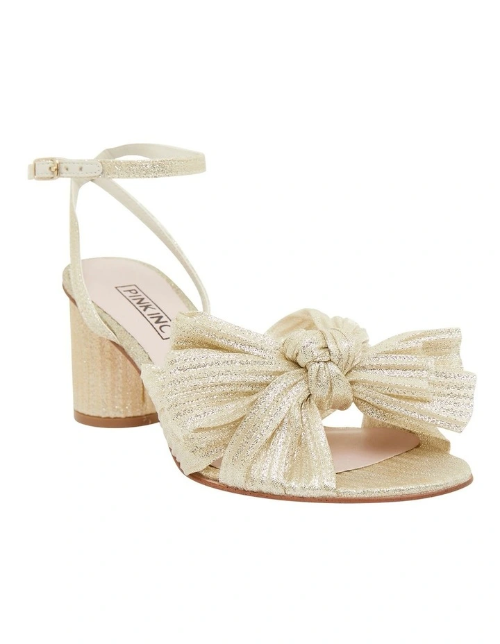 Best Sale π Pink Inc Secret Light Silver Shimmer Sandals π₯° - Image 2