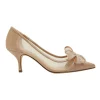 Cheap 🔥 NINA Brite Taupe Crystal Satin Heeled Shoes 🤩