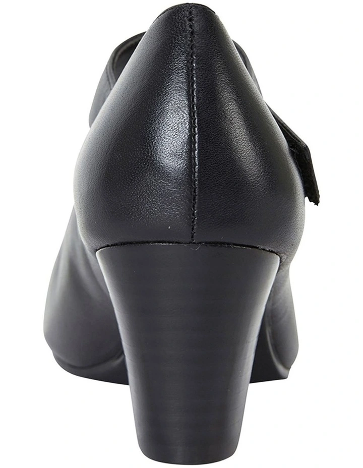 Budget ⭐ Easy Steps Megan Black Glove Heeled Shoes 👍 - Image 6