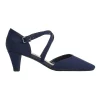 Wholesale 👏 Easy Steps Adison Navy Fabric Heeled ✨ Shoes ✨