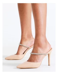 Best deal ๐ Collection Dove Heeled Shoes In Nude Smooth ๐