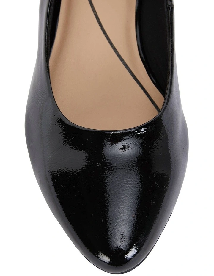 Best reviews of โ๏ธ Easy Steps Janine Black Crinkle Patent Heeled ๐ฅ Shoes โค๏ธ - Image 7
