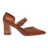New ✨ Jane Debster Giselle Cognac Glove Heeled ⌛ Shoes 🔥