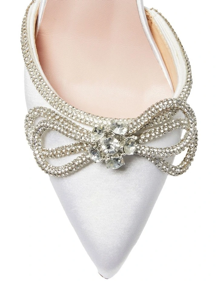 Flash Sale β¨ Pink Inc Rory Heeled π₯° Shoes In Ivory Satin π - Image 7