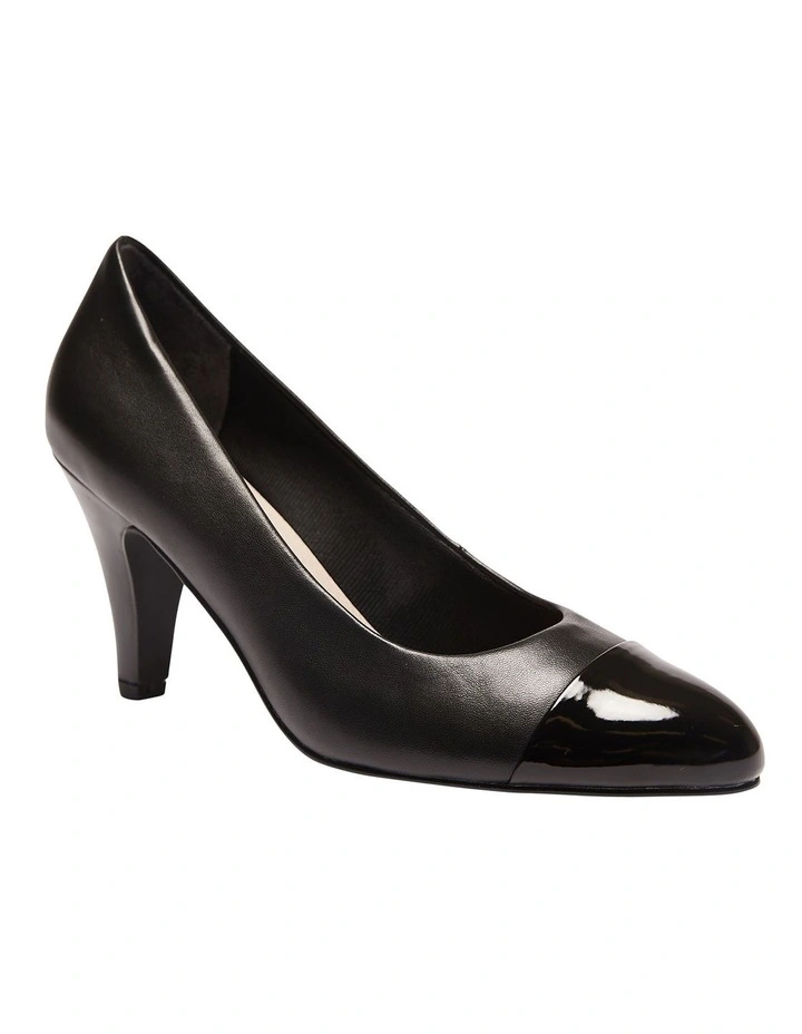 Brand new π Easy Steps Mandy Black Patent/Glove Heeled Shoes π₯ - Image 2