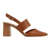 Promo 👏 Sandler Kitson Cognac Glove Heeled Shoes 🔔