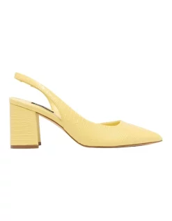 Deals ⭐ Nine West Careen Pump In Yellow ⌛