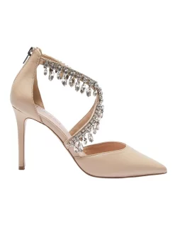 Deals 🌟 Pink Inc Belle Kid Heeled Shoes In Beige 👏