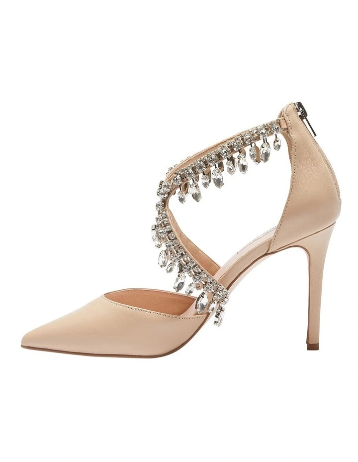 Deals π Pink Inc Belle Kid Heeled Shoes In Beige π - Image 3