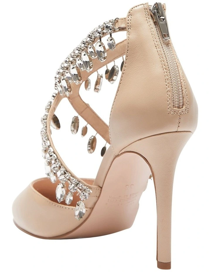 Deals π Pink Inc Belle Kid Heeled Shoes In Beige π - Image 6