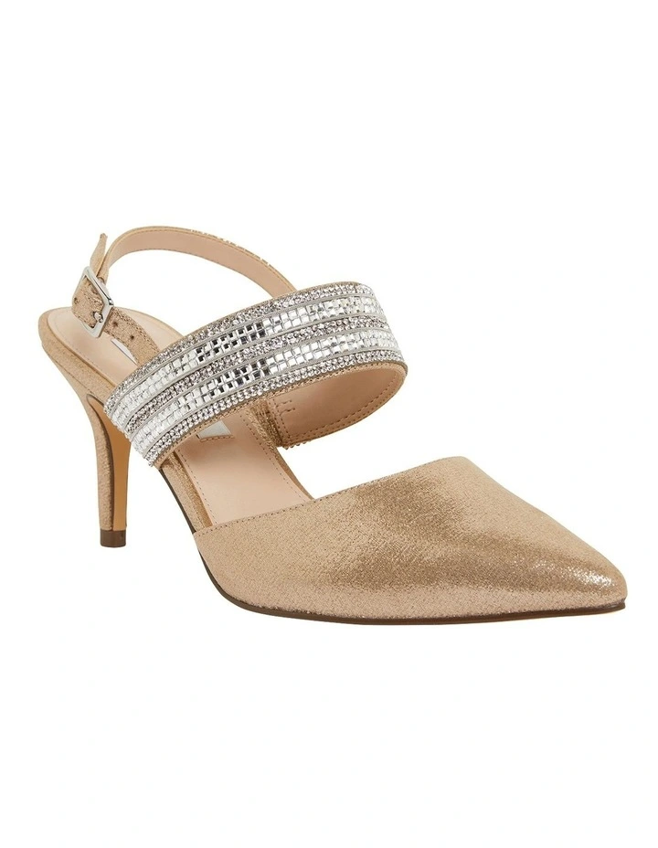 Brand new π₯ Nina Taupe Reflective Suede Pump π - Image 2