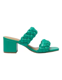Promo 👏 Ravella Remi Smooth Sandals In Green ✔️