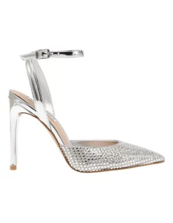 Hot Sale 😉 Steve Madden Alessi-R Silver Heels 👏