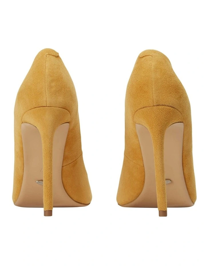 Budget π Tony Bianco Anja Heels In Yellow Desert Suede π - Image 3