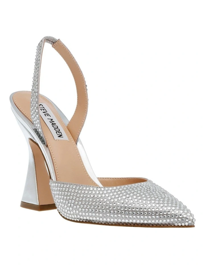 Deals π Steve Madden Zira Heel In Silver β€οΈ
