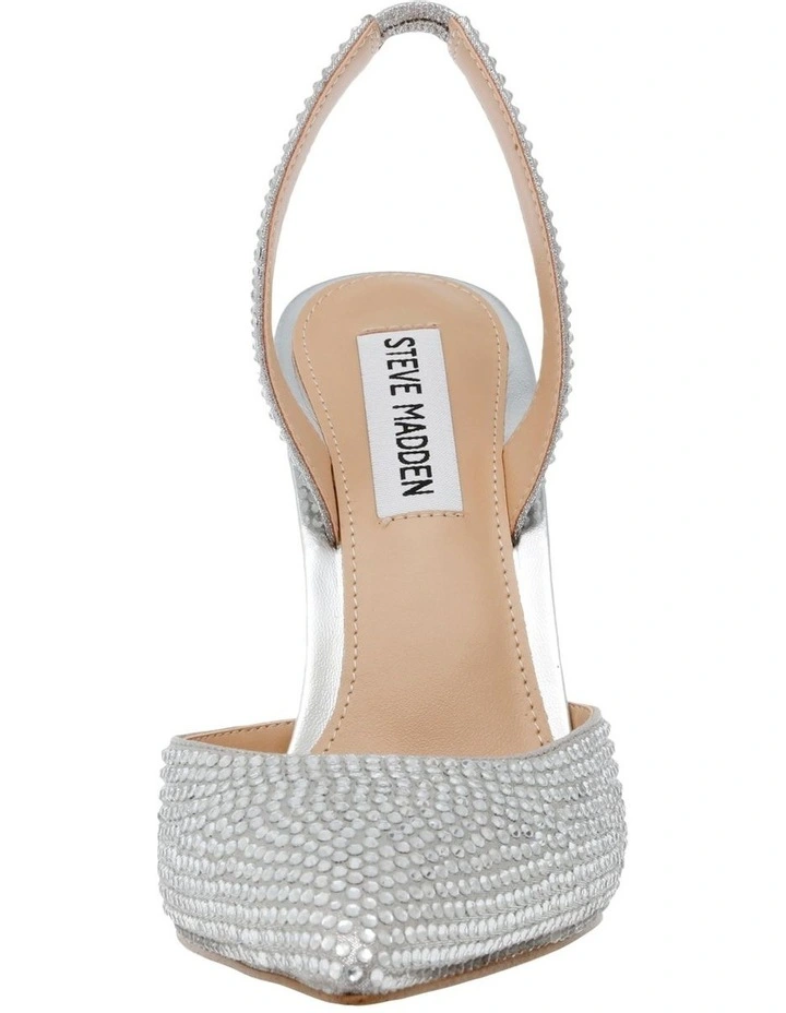 Deals π Steve Madden Zira Heel In Silver β€οΈ - Image 5