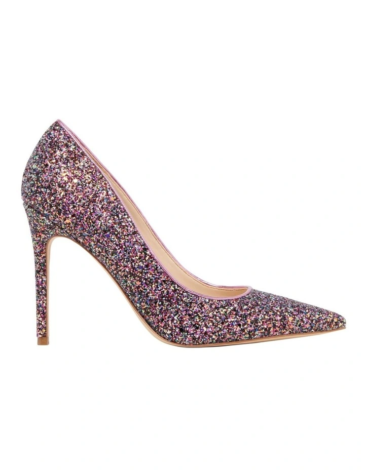 New β Nine West Fresh Purple Multi Pumps π