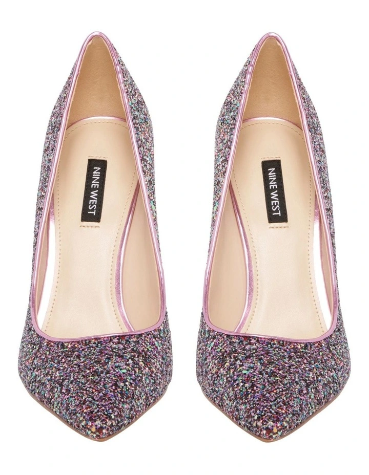 New β Nine West Fresh Purple Multi Pumps π - Image 3