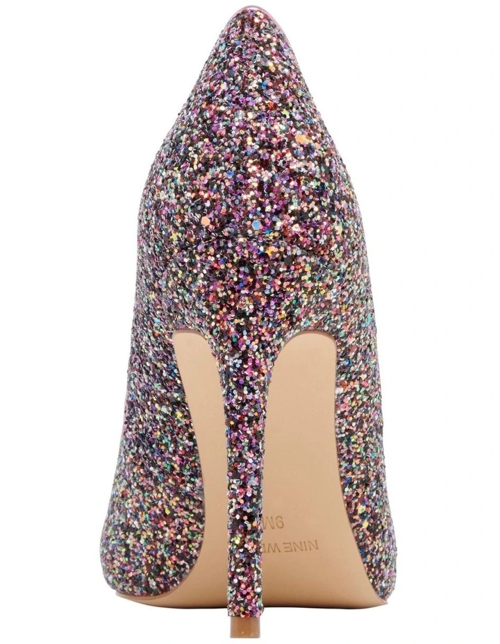 New β Nine West Fresh Purple Multi Pumps π - Image 4