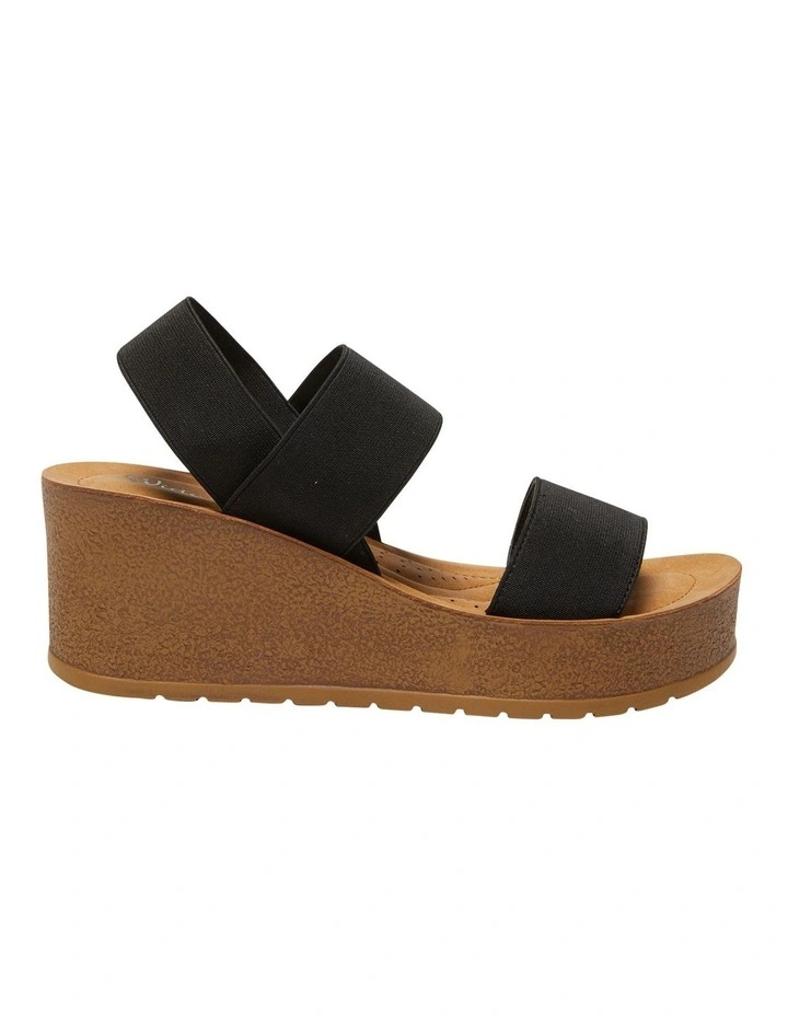 Outlet β€οΈ Wide Steps Ladro 𧨠Sandals In Black Elastic β