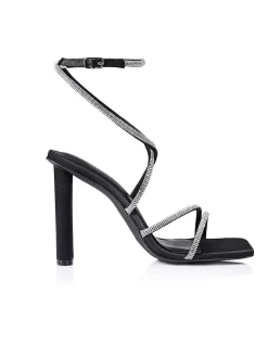 Cheapest โ๏ธ Siren Pia Block Heel ๐ฏ Sandals In Black ๐ฅ