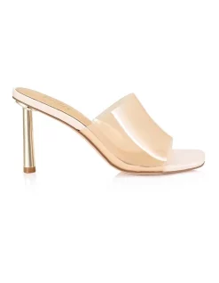 Coupon 🎉 Siren Jade Stiletto Mules In Nude ⭐