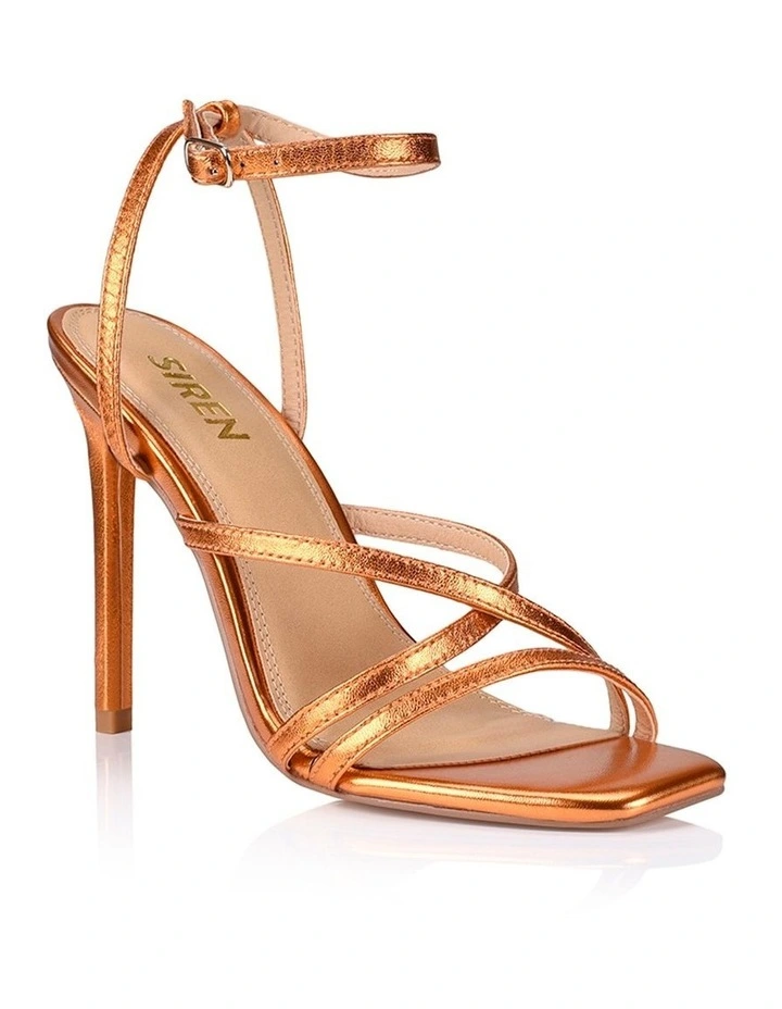 Best deal 𧨠Siren Dagger Stiletto Heels In Orange βοΈ - Image 2