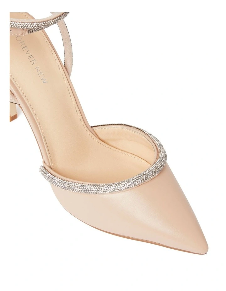 Deals β€οΈ Forever New Billie Diamante Pointed Heel In Nude β - Image 4