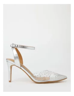 Discount 👏 Collection Blair Silver Heeled Shoes 🧨