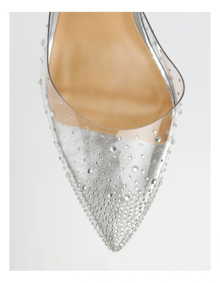 Discount π Collection Blair Silver Heeled Shoes 𧨠- Image 7