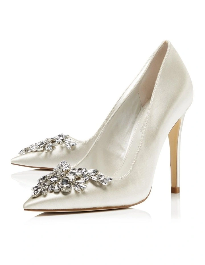 Buy β Dune London Adorned Di Stilettos In Ivory π - Image 3