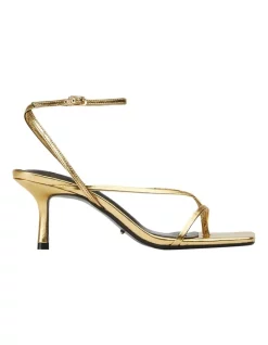 Coupon ✨ Tony Bianco Avi Heels In Gold Foil ✔️