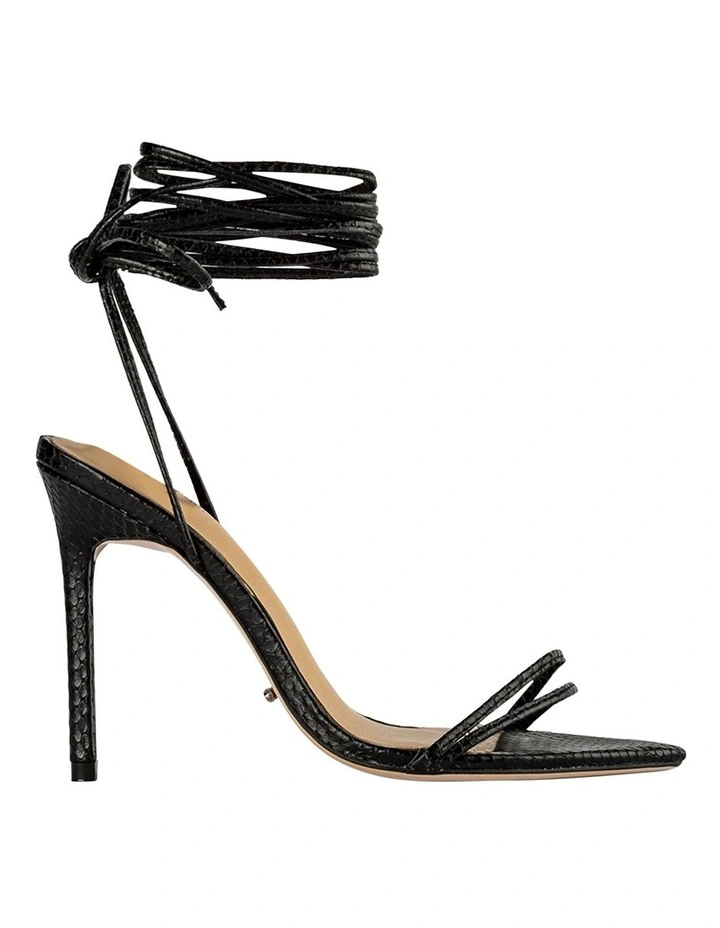 Top 10 βοΈ Tony Bianco Millie Black Snake π Heels π₯