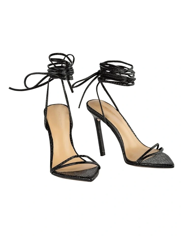 Top 10 βοΈ Tony Bianco Millie Black Snake π Heels π₯ - Image 2