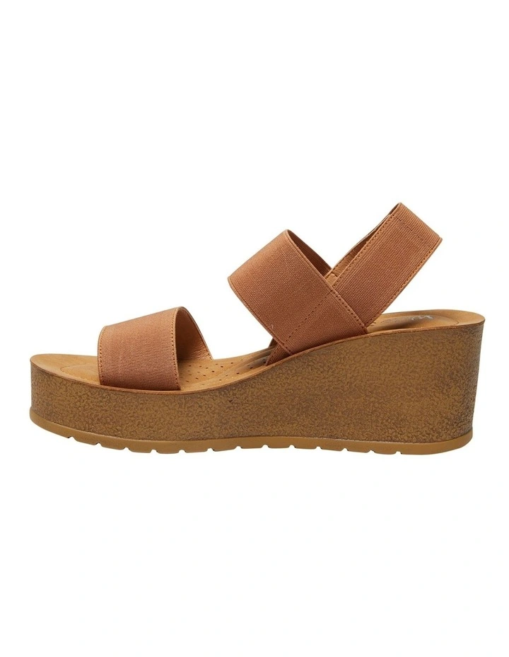 Budget β Wide Steps Ladro Sandals In Tan Elastic π₯ - Image 3