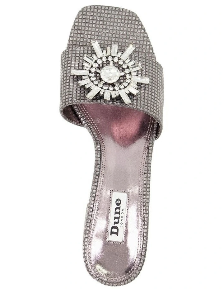 Deals ⌛ Dune London Nailah ✔️ Sandal In Pewter ✔️ - Image 4