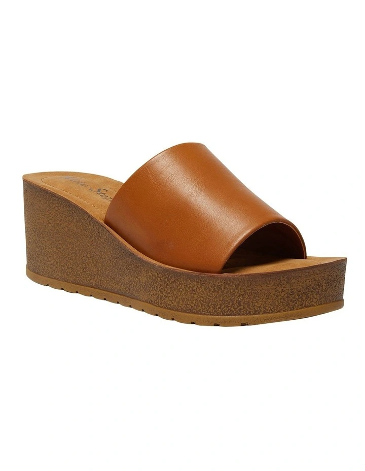 Best deal β€οΈ Wide Steps Landon Sandals In Tan Smooth π - Image 2