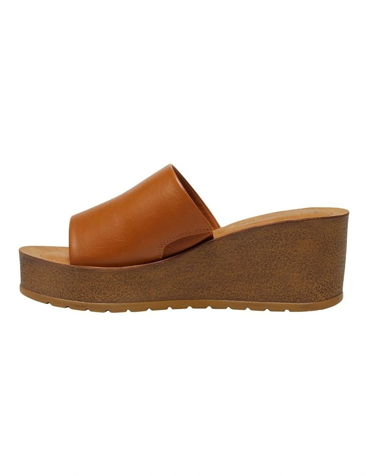 Best deal β€οΈ Wide Steps Landon Sandals In Tan Smooth π - Image 3